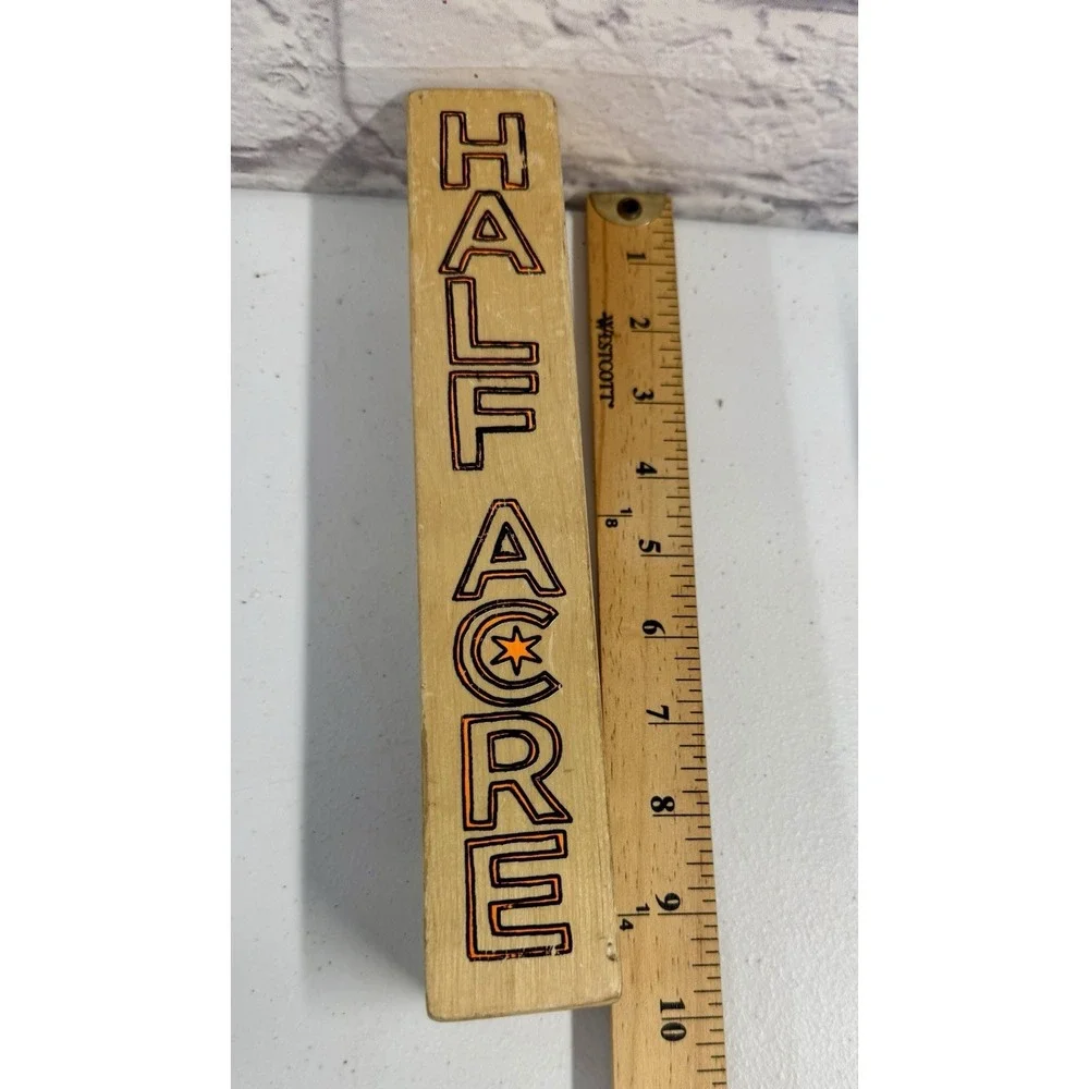 Half Acre Brewery Pony Pilsner Wooden Beer Tap Handle 10